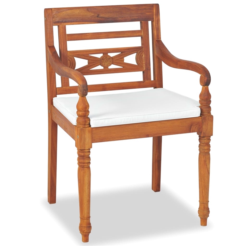 vidaXL 4 Piece Wood Small Patio Furniture in Brown