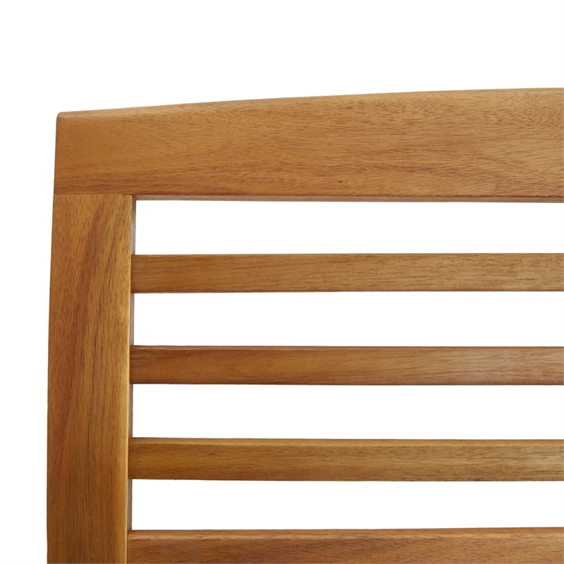 vidaXL Solid Acacia Wood Medium Garden Lounge Set in Brown