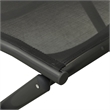 vidaXL 3 Piece Aluminum Standard Garden Lounge Set in Black