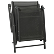 vidaXL 3 Piece Aluminum Standard Garden Lounge Set in Black