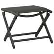 vidaXL 3 Piece Aluminum Standard Garden Lounge Set in Black