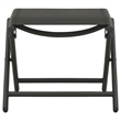 vidaXL 3 Piece Aluminum Standard Garden Lounge Set in Black