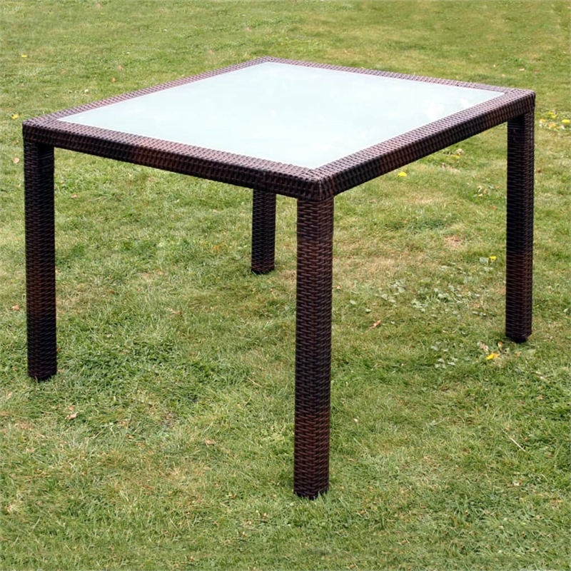 vidaXL 5 Piece Aluminum Furniture Set in Brown
