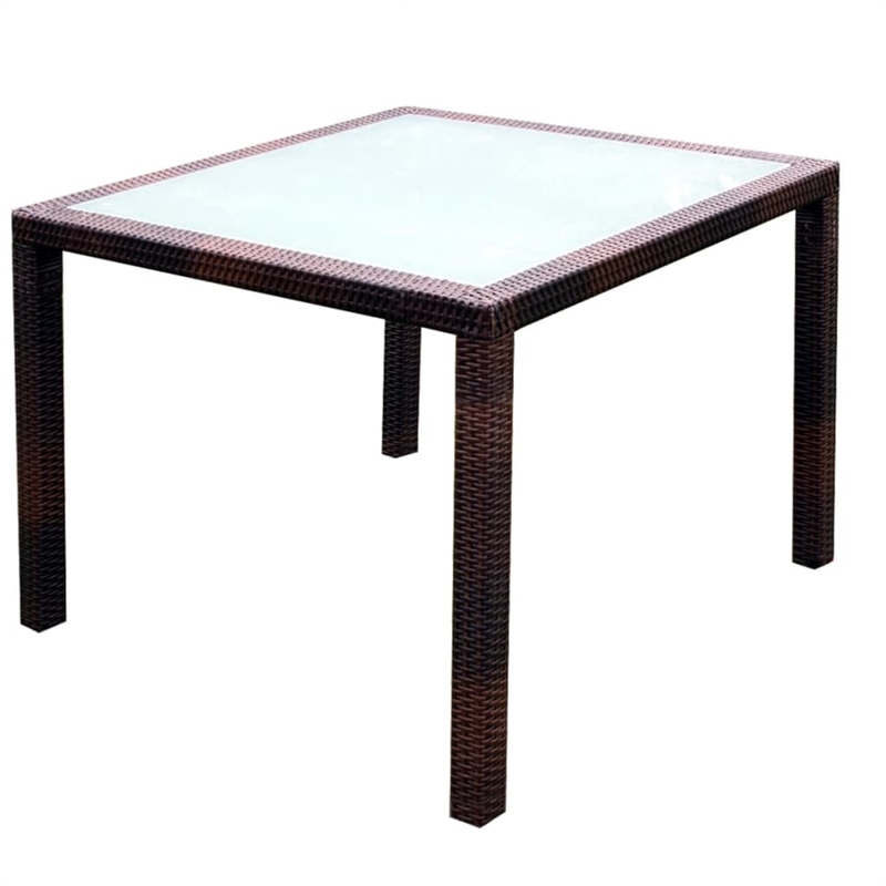 vidaXL 5 Piece Aluminum Furniture Set in Brown