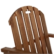 vidaXL 4 Piece Solid Acacia Wood Medium Sofa Set in Brown