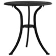 vidaXL 3 Piece Aluminum Small Bistro Set in Black