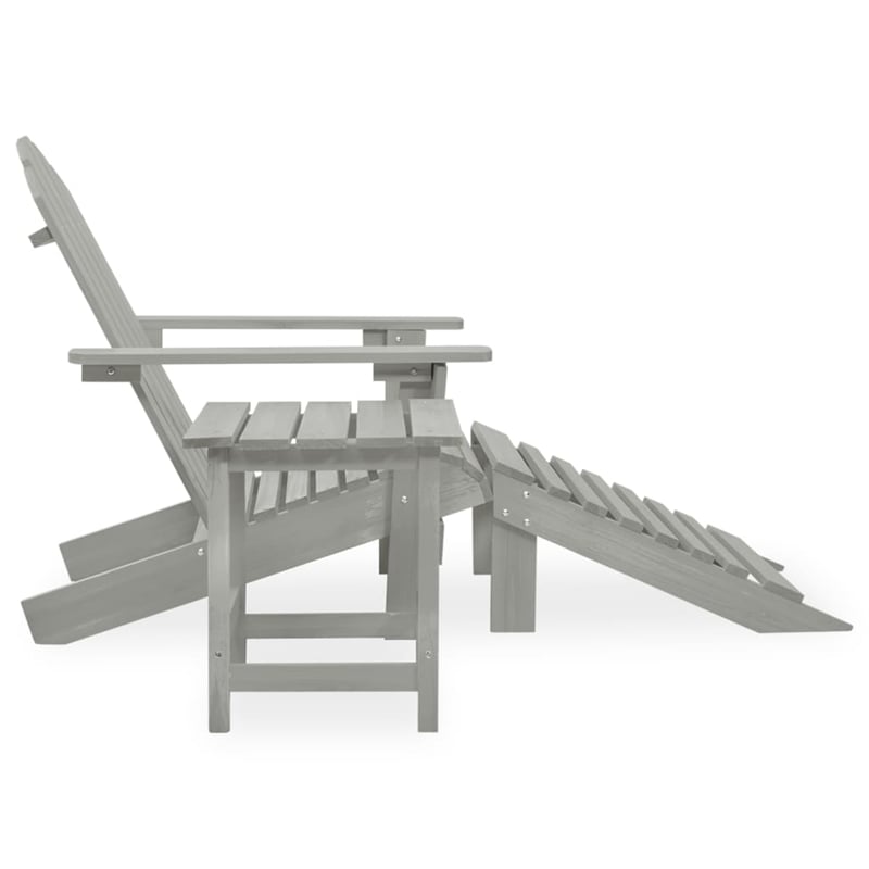 vidaXL Wood Large Furniture Set in Gray