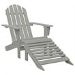 vidaXL Wood Large Furniture Set in Gray