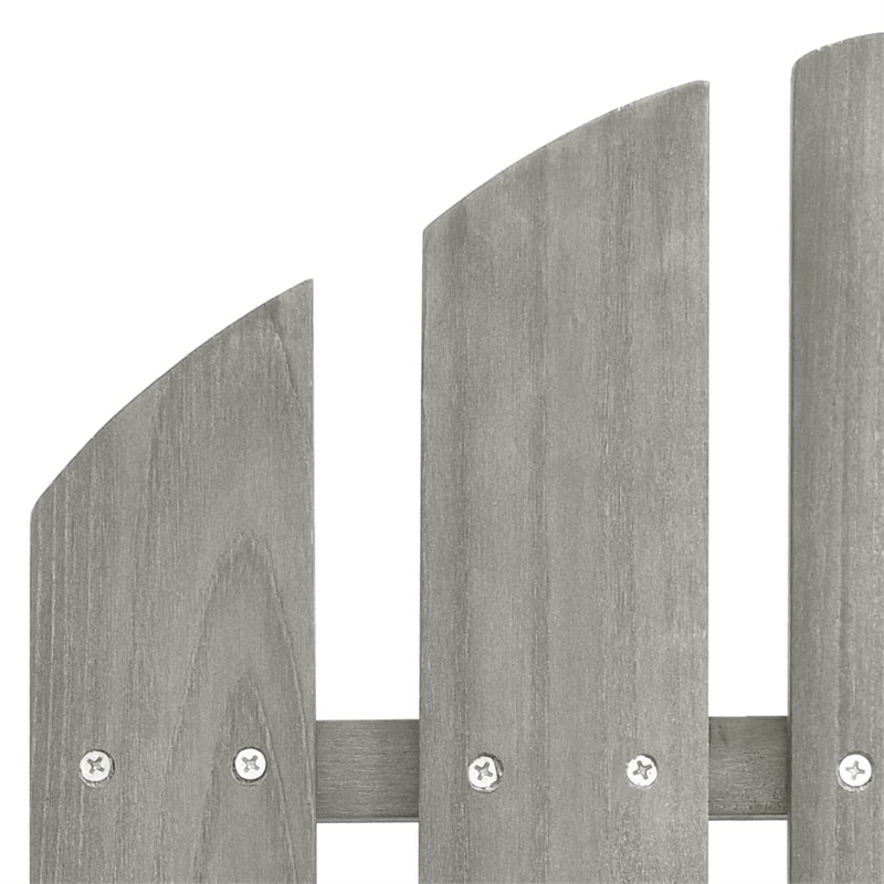 vidaXL Wood Large Furniture Set in Gray