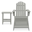vidaXL Wood Large Furniture Set in Gray