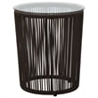 vidaXL Steel Small Bistro Set in Brown