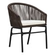 vidaXL Steel Small Bistro Set in Brown