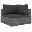 vidaXL 12 Piece Steel Lounge Set in Gray