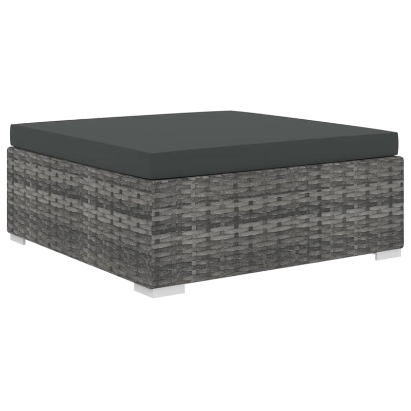 vidaXL 12 Piece Steel Lounge Set in Gray