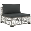 vidaXL 8 Piece Lounge Set in Gray