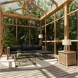 vidaXL 5 Piece Steel Lounge Set in Gray