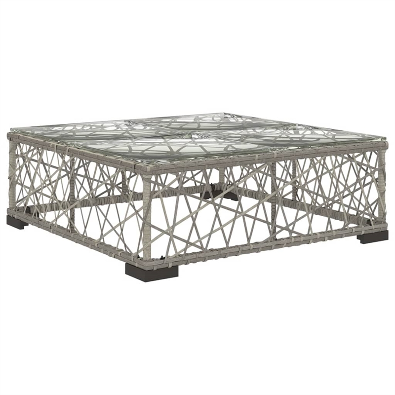 vidaXL 5 Piece Steel Lounge Set in Gray