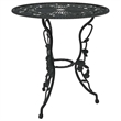 vidaXL Aluminum Small Bistro Set in Black