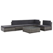 vidaXL 6 Piece Sofa Set in Gray