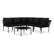 vidaXL Garden Lounge Set in Black/Anthracite