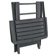 vidaXL Plastic Small Bistro Set in Anthracite