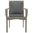 vidaXL Steel Furniture Set in Gray