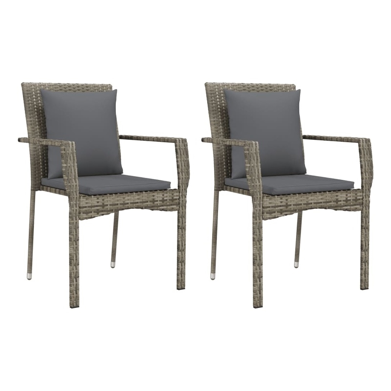 vidaXL Steel Furniture Set in Gray