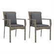 vidaXL Steel Furniture Set in Gray