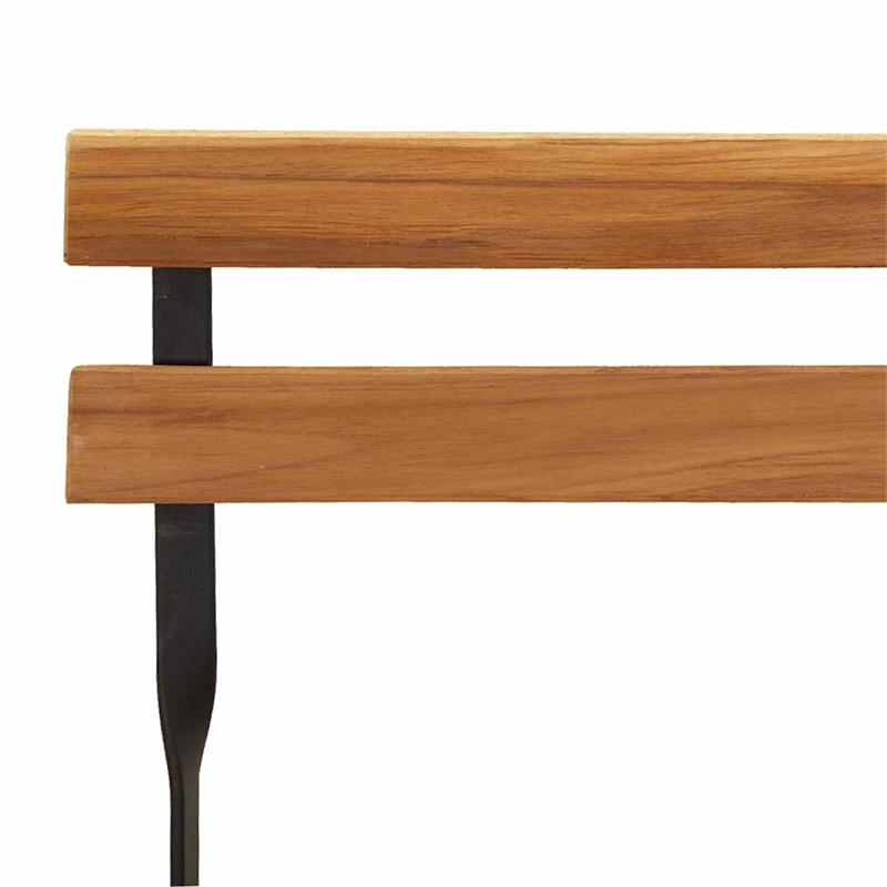 vidaXL Steel Medium Bistro Set in Brown