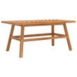 vidaXL 2 Piece Solid Acacia Wood Garden Lounge Set in Natural