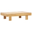 vidaXL 4 Piece Solid Acacia Wood Garden Lounge Set in Gray