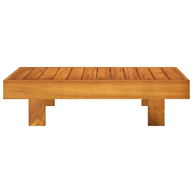 vidaXL 9 Piece Solid Acacia Wood Lounge Set in Gray