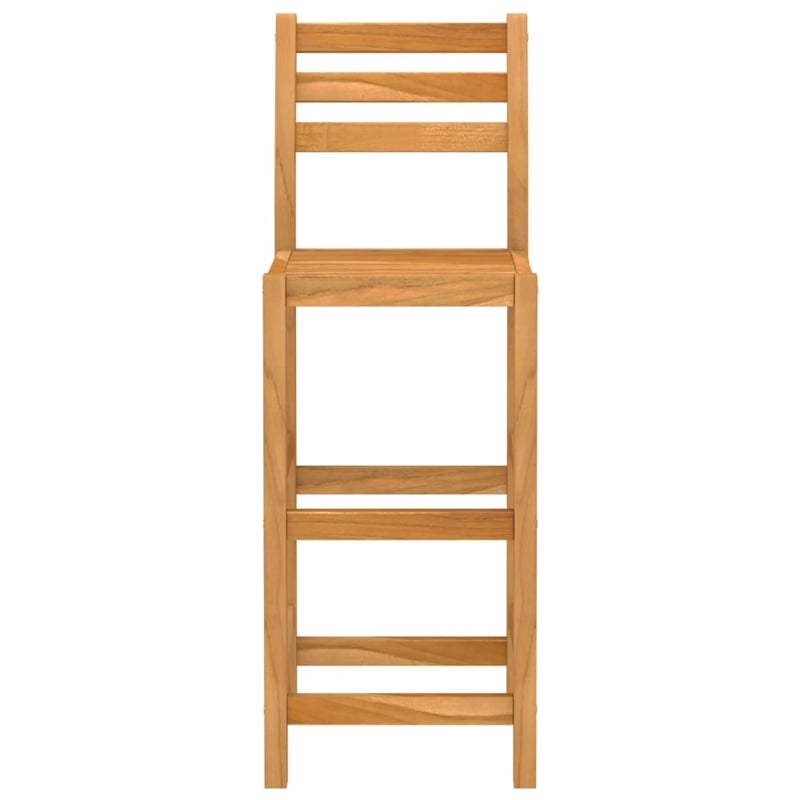 vidaXL 5 Piece Solid Acacia Wood Medium Bar Set in Natural