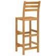 vidaXL 7 Piece Solid Acacia Wood Medium Bar Set in Natural