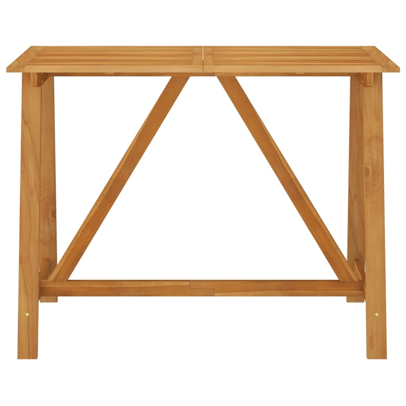 vidaXL 7 Piece Solid Acacia Wood Medium Bar Set in Natural