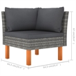 vidaXL 12 Piece Garden Lounge Set in Gray/Anthracite