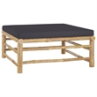 vidaXL 6 Piece Bamboo Medium Garden Lounge Set in Gray