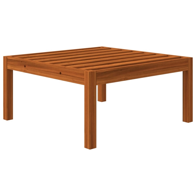 vidaXL 7 Piece Solid Acacia Wood Garden Lounge Set in Cream/Natural