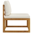 vidaXL 12 Piece Solid Acacia Wood Garden Lounge Set in Cream