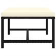 vidaXL 9 Piece Garden Lounge Set in Black/White/Cream