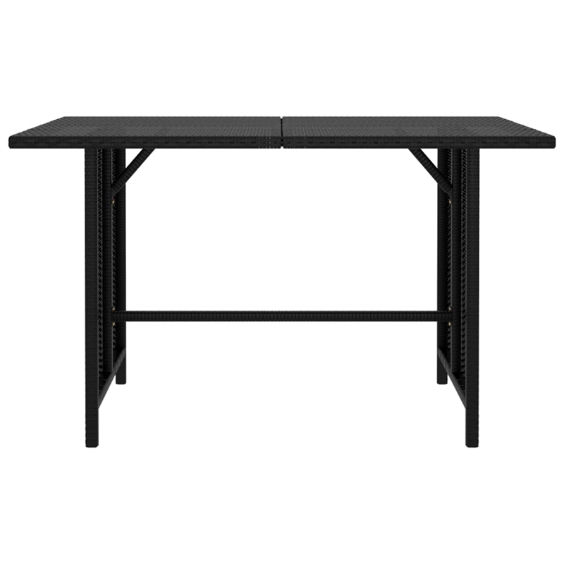 vidaXL 10 Piece Steel Garden Lounge Set in Black/White/Cream