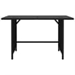 vidaXL 10 Piece Steel Garden Lounge Set in Black/White/Cream