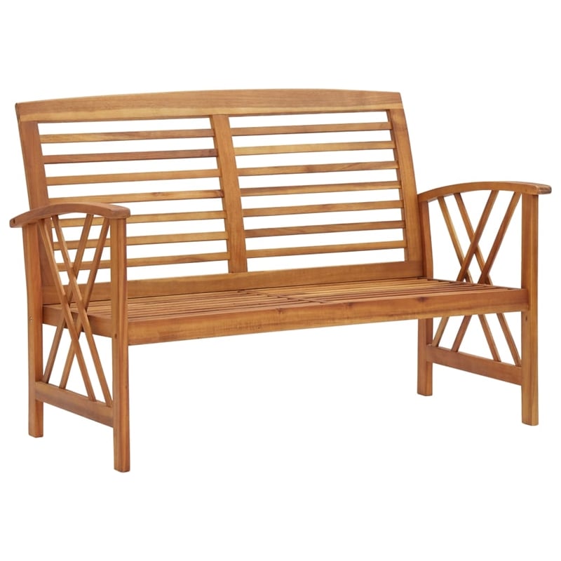 vidaXL 5 Piece Solid Acacia Wood Garden Lounge Set in Natural
