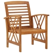 vidaXL 5 Piece Solid Acacia Wood Garden Lounge Set in Natural