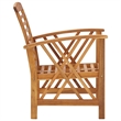 vidaXL 5 Piece Solid Acacia Wood Garden Lounge Set in Natural