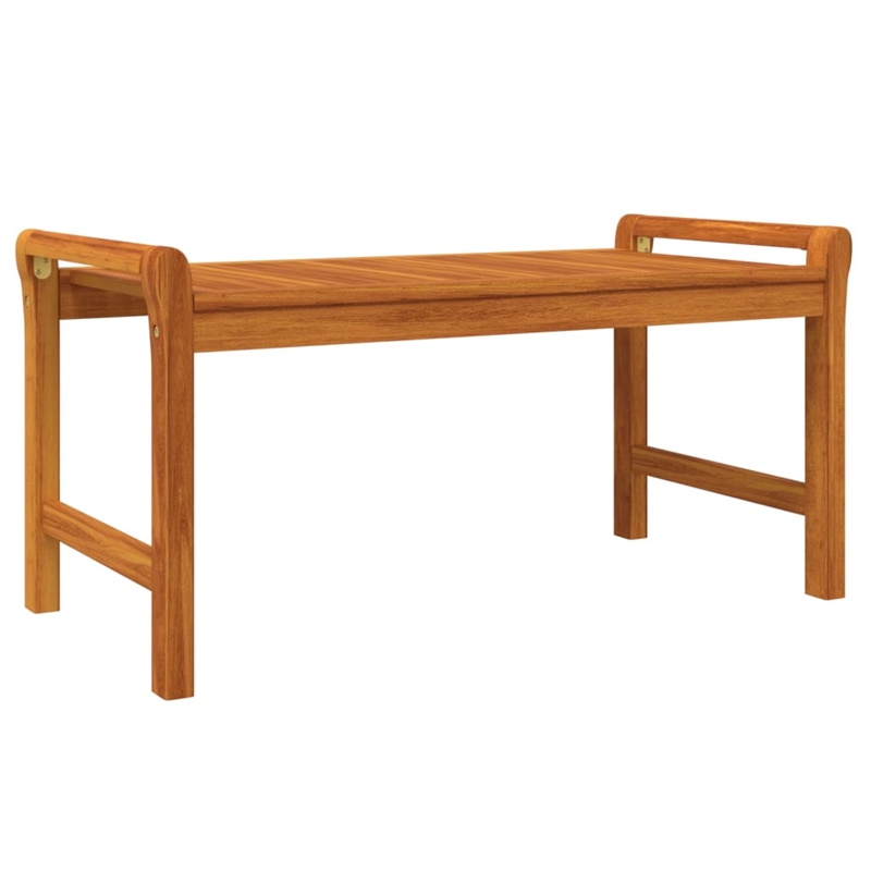 vidaXL 5 Piece Solid Acacia Wood Garden Lounge Set in Gray