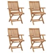 vidaXL 5 Piece Wood Furniture Set in Brown