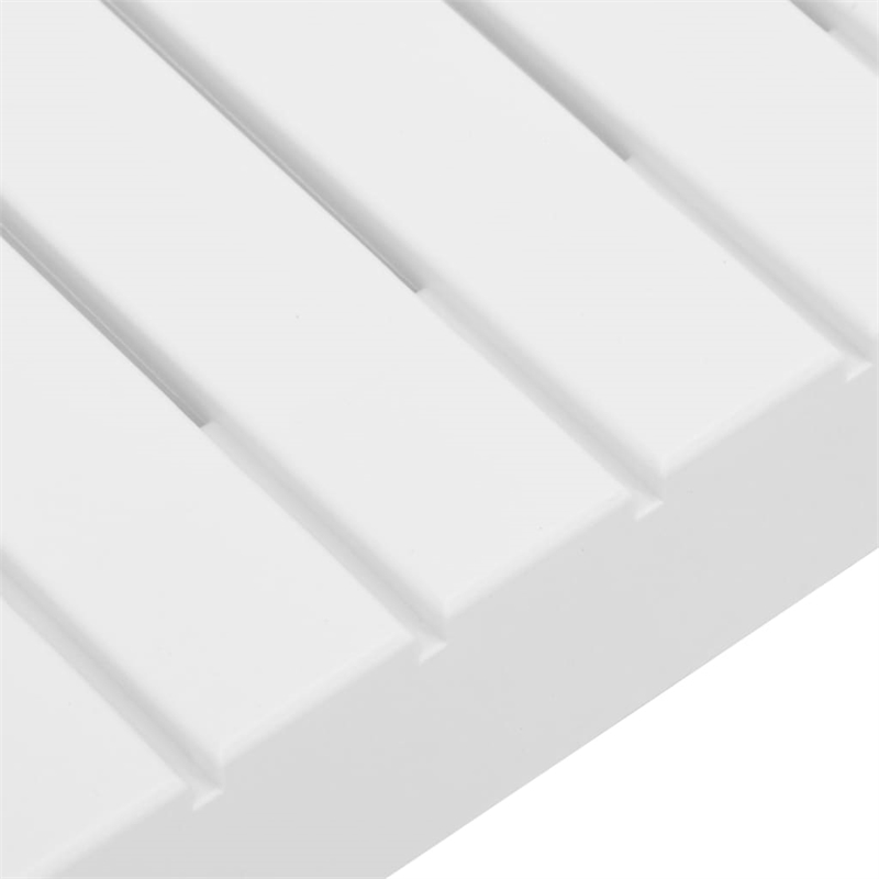 vidaXL 3 Piece Plastic Garden Lounge Set in White/Anthracite