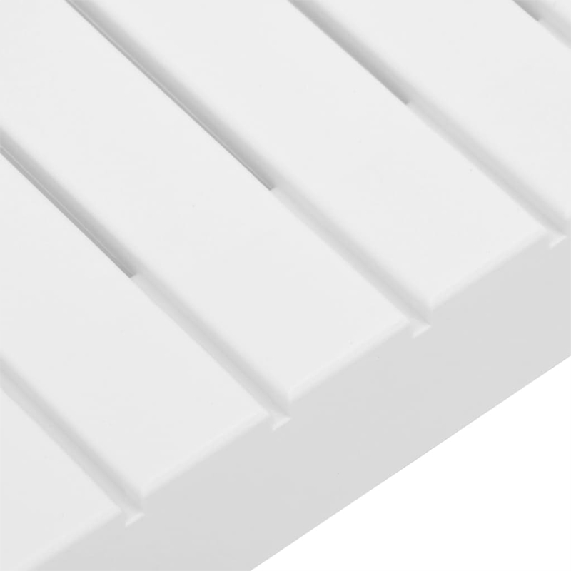vidaXL 6 Piece Plastic Garden Lounge Set in White/Anthracite