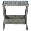 vidaXL 3 Piece Steel Garden Lounge Set in Black/Gray